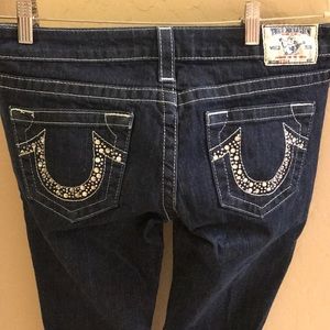 True religion size 29 skinny jeans